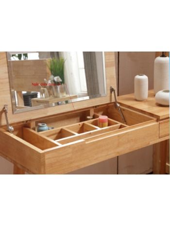 BÀN TRANG ĐIỂM BẮC ÂU GỖ SỒI BTĐCS-02
