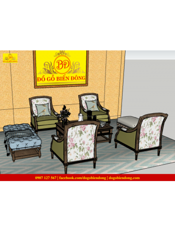 BỘ BÀN GHẾ SOFA CỔ ĐIỂN SFSCĐ-01