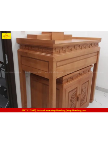 BỘ BÀN THỜ GỖ SỒI NGA BTCC-01
