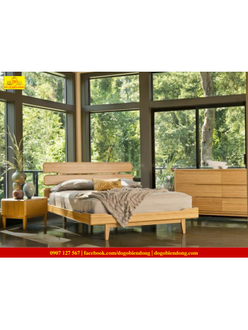 GIƯỜNG NGỦ GỖ SỒI GHĐS-08