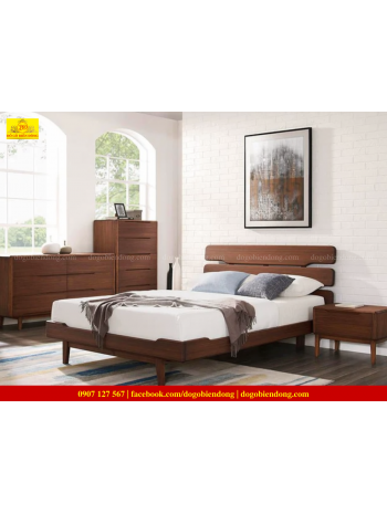 GIƯỜNG NGỦ GỖ SỒI GHĐS-08