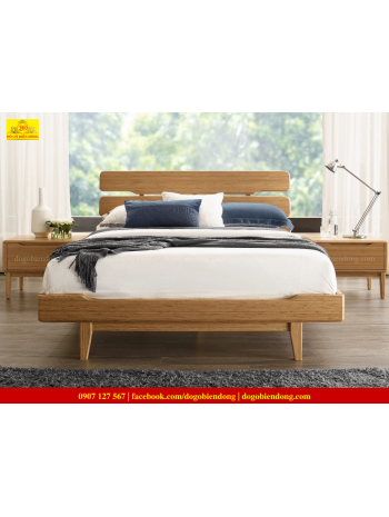 GIƯỜNG NGỦ GỖ SỒI GHĐS-08