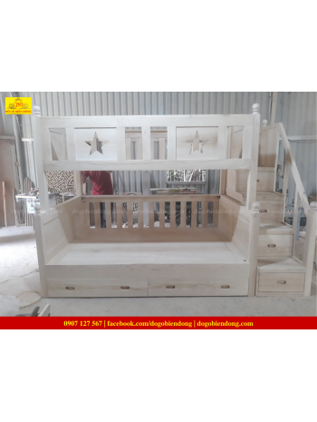 GIƯỜNG TẦNG GỖ SỒI GTS-02