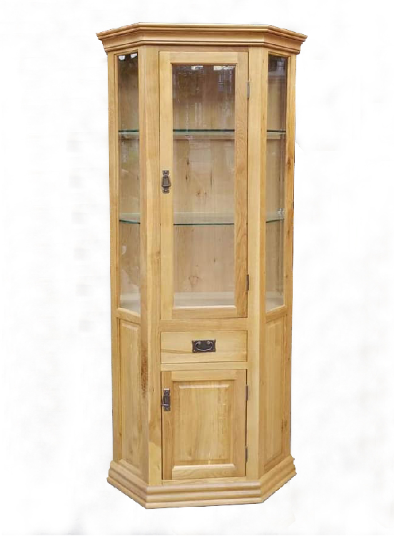 Sản phẩm - Tủ rượu lục giác gỗ sồi TRS-01 hiện đại cho phòng khách